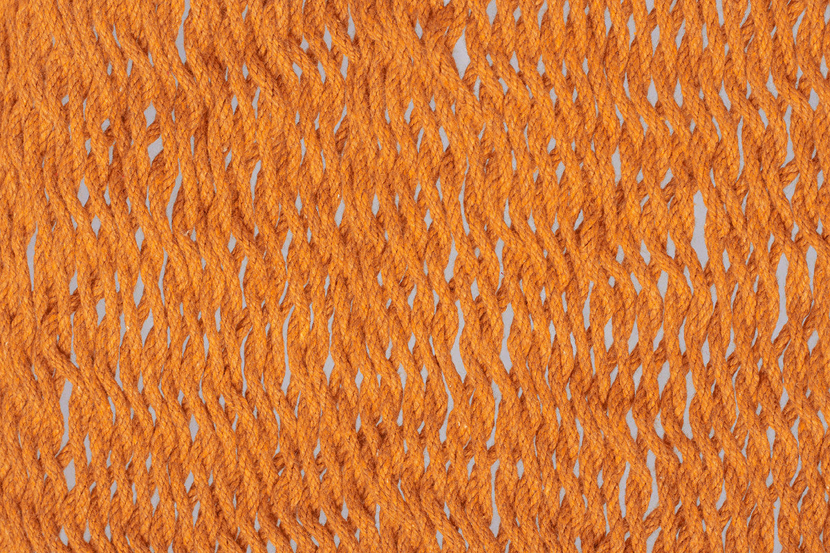 Mayan Legacy King Size Outdoor Cotton Mexican Hammock in Orange  Colour